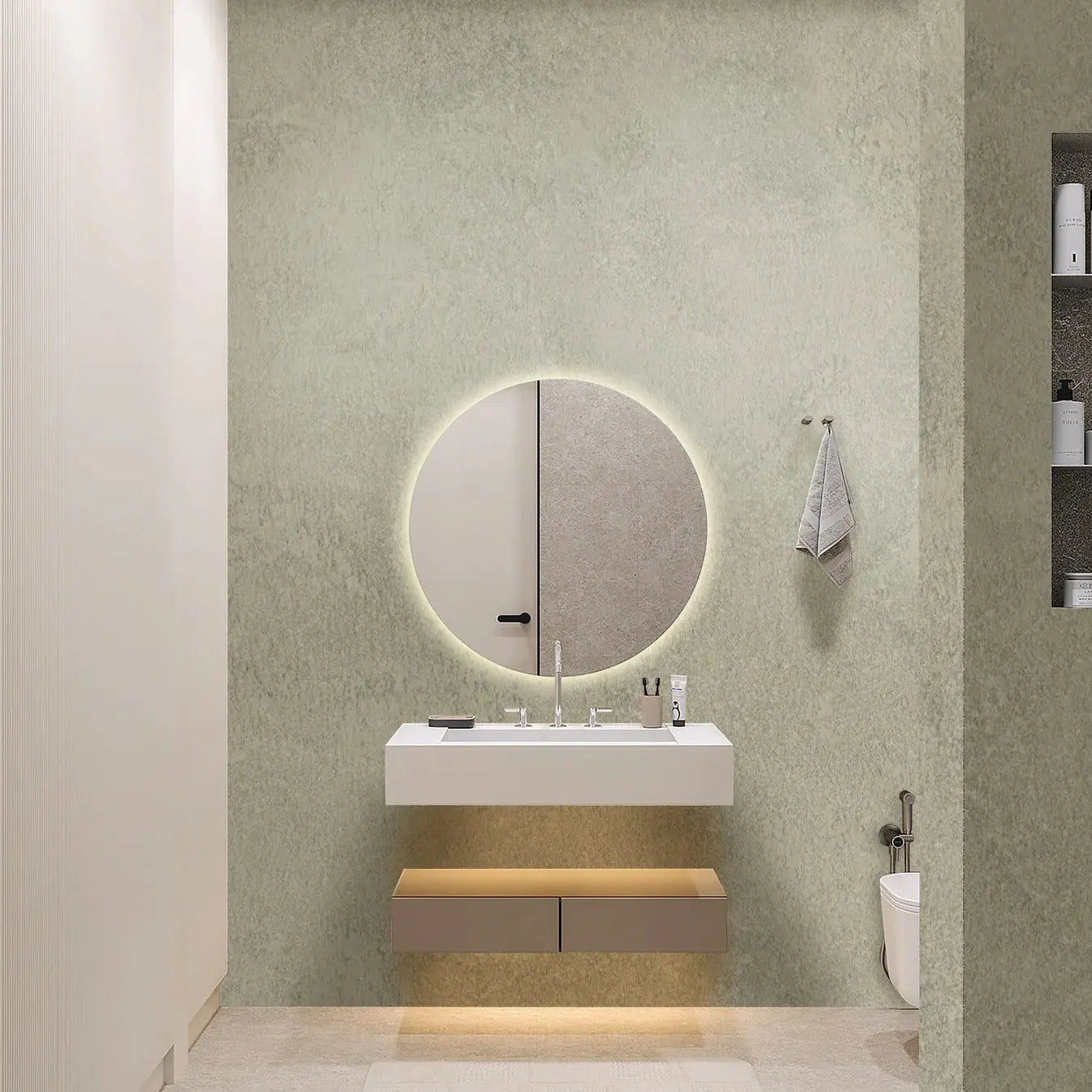 Bamboo WPC Stein-Serie 53138 2600x1220x5mm (3,172m²) - 26,78 € m² JVL Design