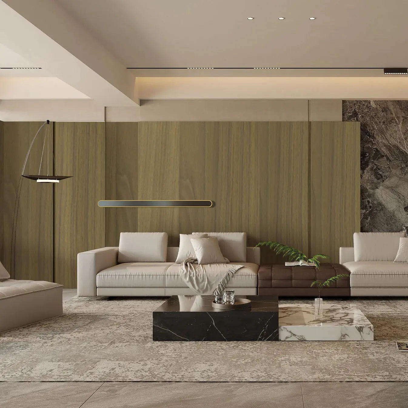Bamboo WPC Holz-Serie 53237 2600x1220x5mm (3,172m²) - 26,78 € m² JVL Design