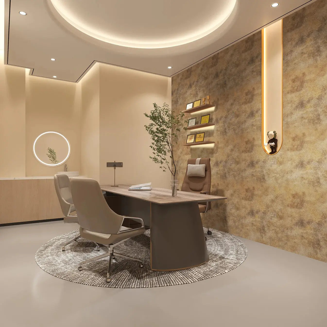 Bamboo WPC Metall-Serie Rost 2600x1220x5mm (3,172m²) - 26,78 € m² JVL Design