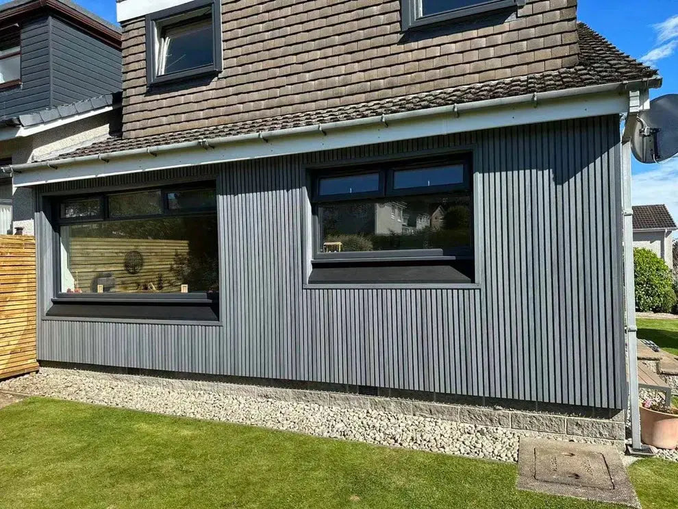 WPC Fassadenverkleidung co-extrudiert 219x21mm Länge 2,9m (11,90€/m) JVL Design