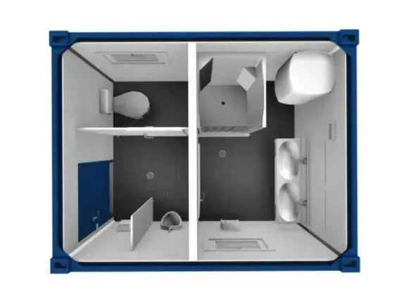 10' Sanitärcontainer ConModu