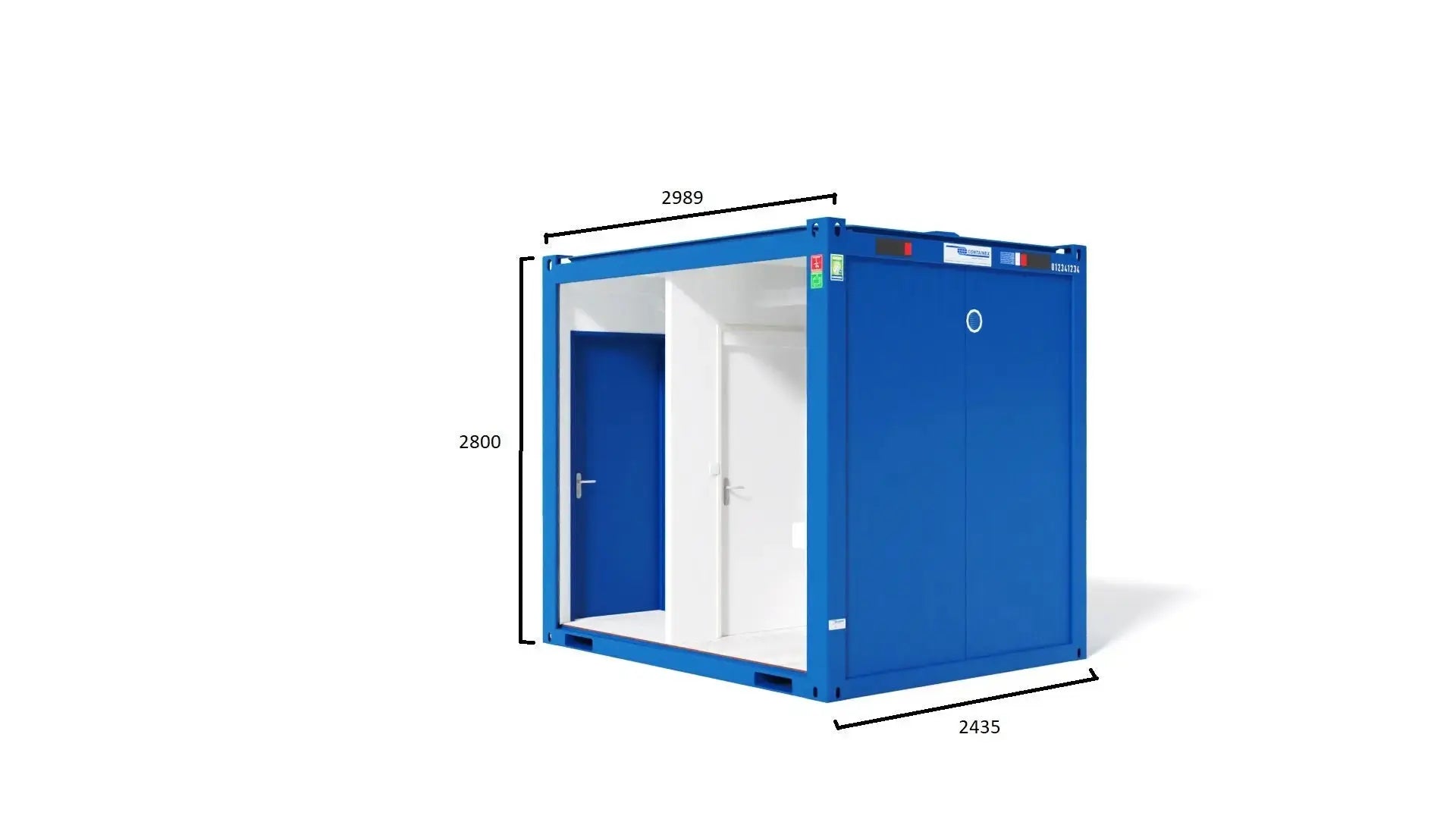 10' Sanitärcontainer ConModu