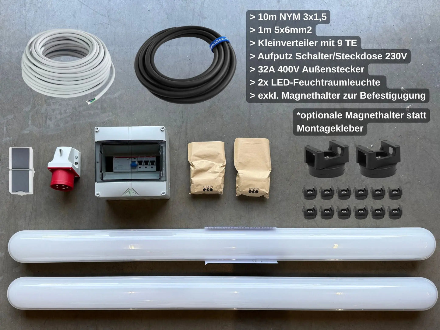 E-Paket für 20' Lager und Seecontainer BBT Bäuerle Bau Team