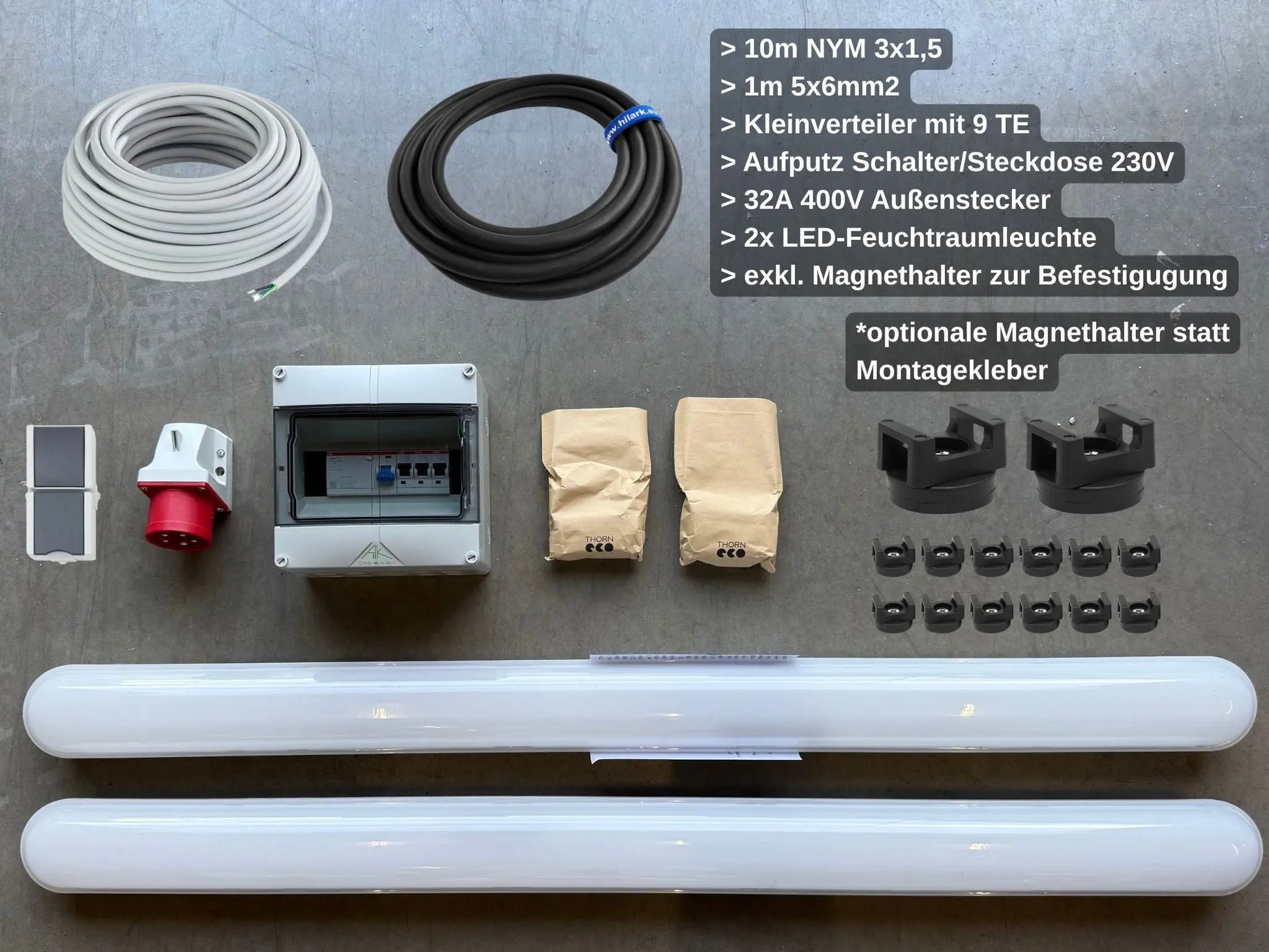 E-Paket für 20' Lager und Seecontainer BBT Bäuerle Bau Team