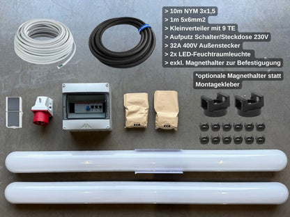 E-Paket für 20' Lager und Seecontainer BBT Bäuerle Bau Team