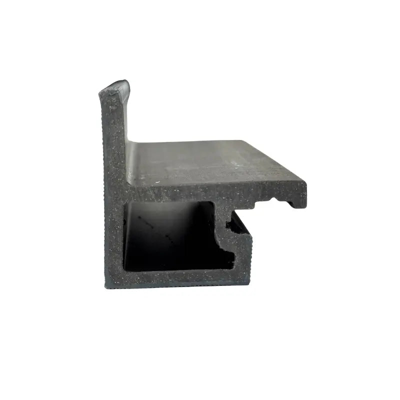 WPC-Fassadenverkleidung Abschlussprofiel Grau 2900 x 35 x 46 mm BBT Bäuerle Bau Team
