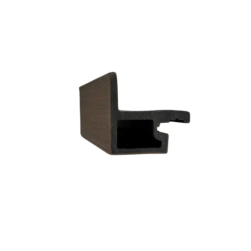 WPC-Fassadenverkleidung Abschlussprofiel Grau 2900 x 35 x 46 mm BBT Bäuerle Bau Team