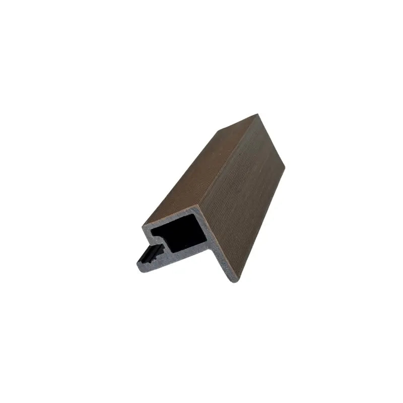 WPC-Fassadenverkleidung Abschlussprofiel Walnuss 2900 x 35 x 46 mm BBT Bäuerle Bau Team