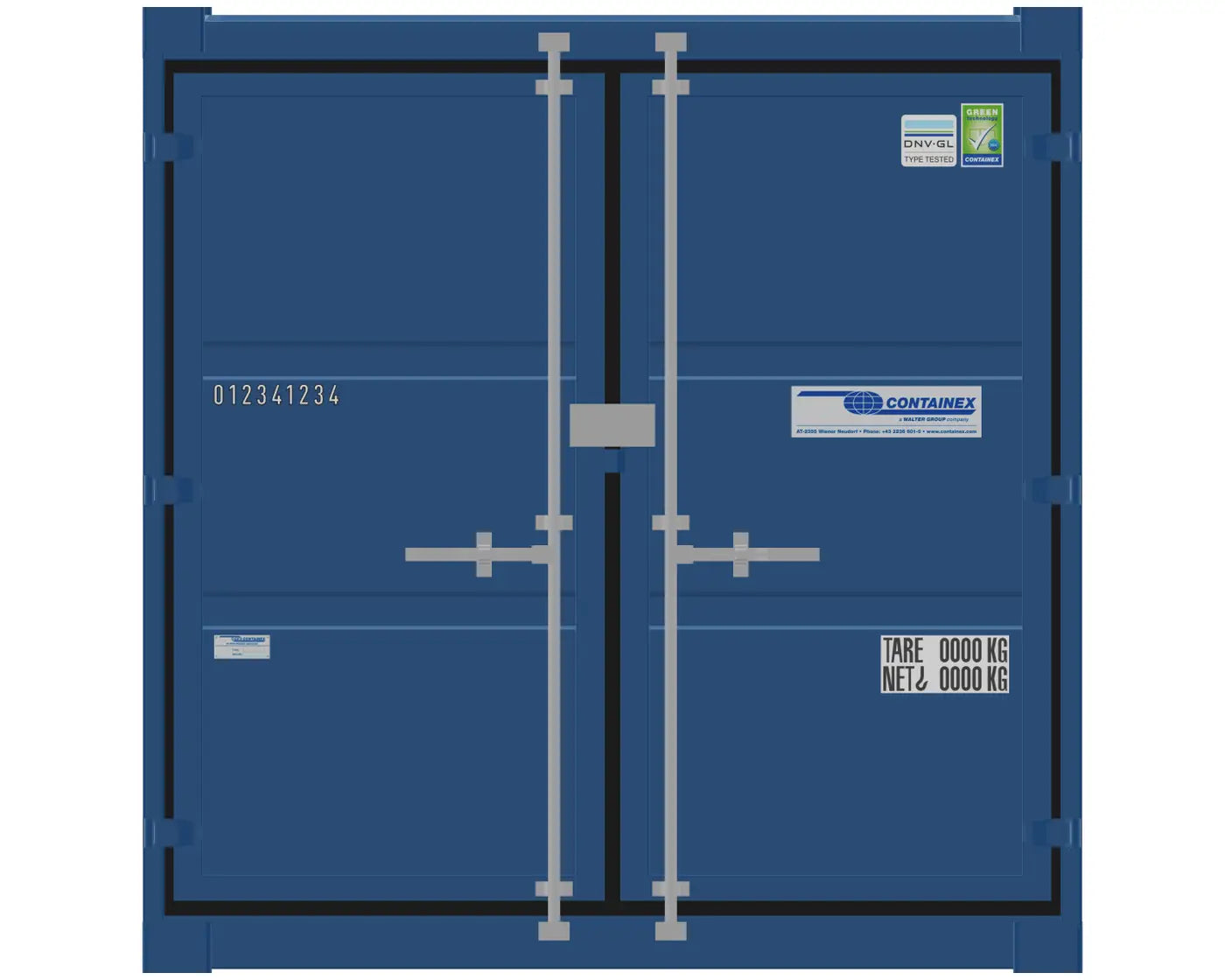 Lagercontainer 15' BBT Bäuerle Bau Team