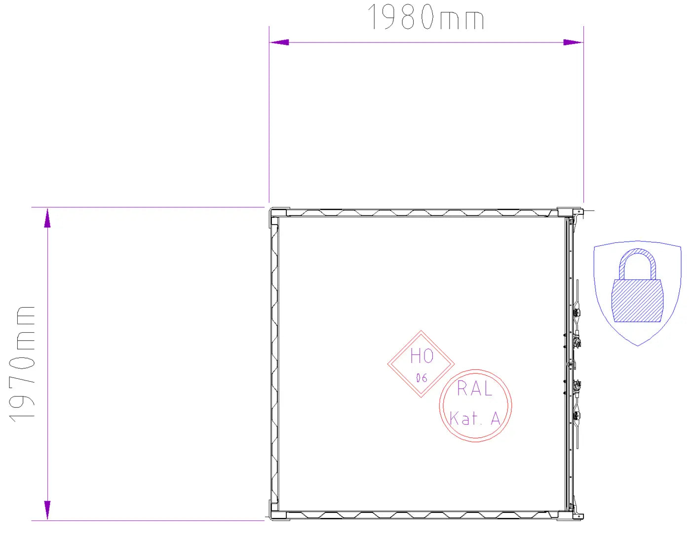Lagercontainer 6'm BBT Bäuerle Bau Team