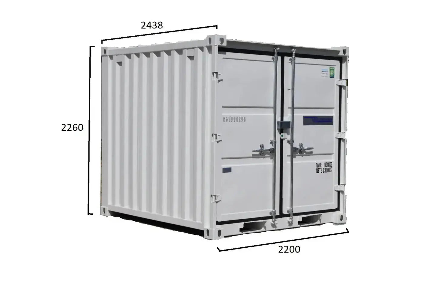 Lagercontainer LC 8' Miete (Kopie) Containex