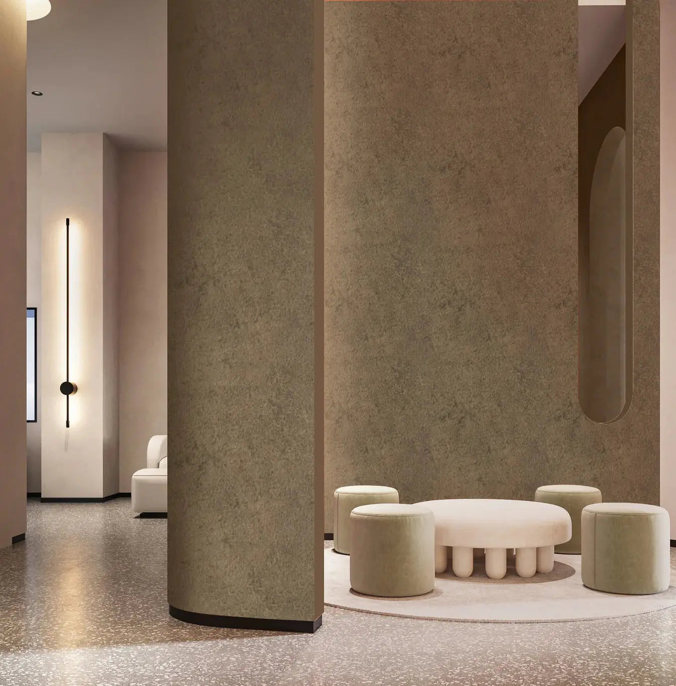 Bamboo WPC Stein-Serie 53004 2600x1220x5mm (3,172m²) - 26,789 € m² JVL Design
