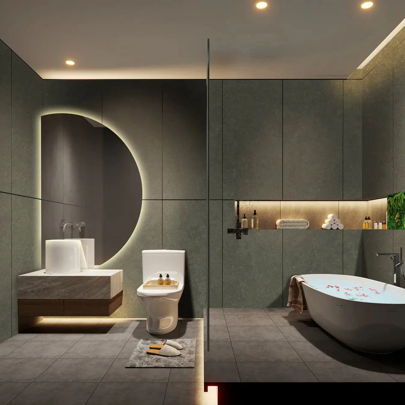 Bamboo WPC Stein-Serie 53142 2600x1220x5mm (3,172m²) - 26,78 € m² JVL Design