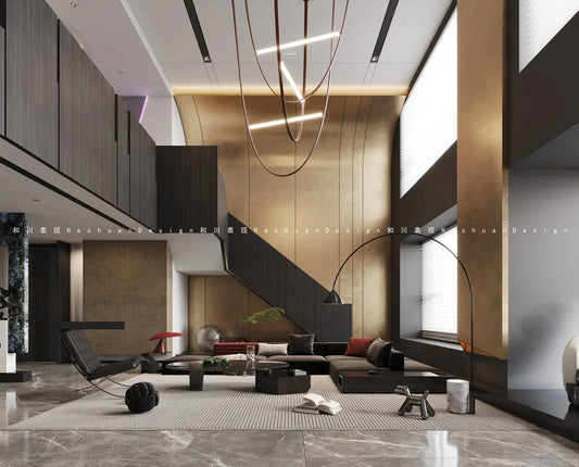 Bamboo WPC Metall-Serie Altgold 2600x1220x5mm (3,172m²) - 26,78 € m² JVL Design