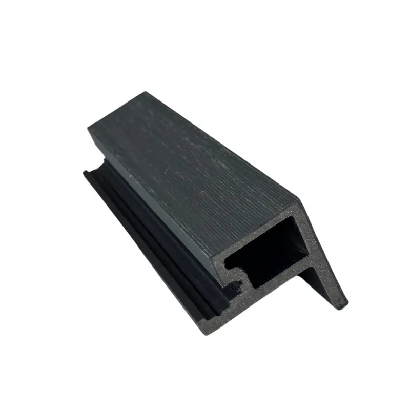 WPC-Fassadenverkleidung Abschlussprofiel Anthrazit 2900 x 35 x 47 mm BBT Bäuerle Bau Team