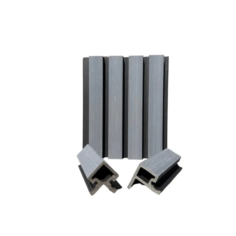 WPC Fassadenverkleidung Grau co-extrudiert 219x21mm Länge 2,9m - 0,635 m² JVL Design