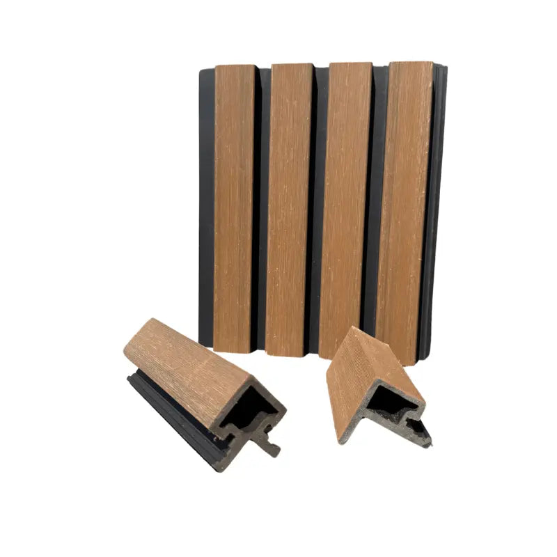 WPC Fassadenverkleidung Teak co-extrudiert 219x21mm Länge 2,9m - 0,635 m² JVL Design