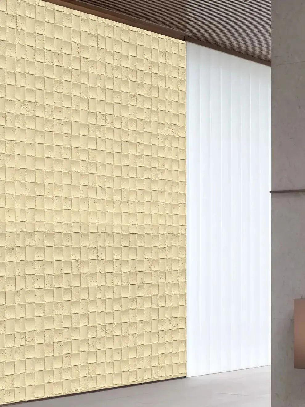 Flexibler Stein Mosaik beige 2600x600mm (1,56m²) - 57,63 m² JVL Design